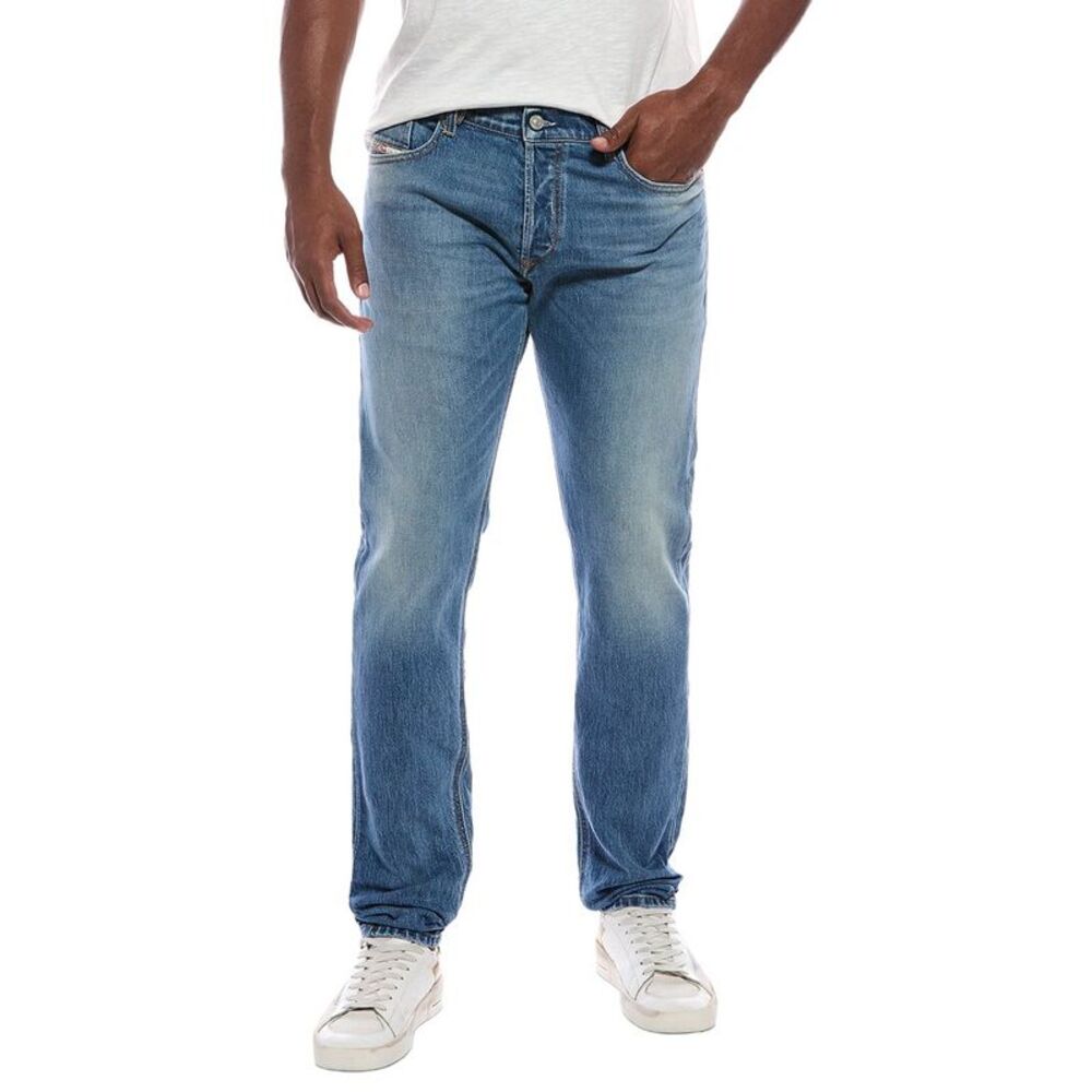 Diesel Mens Tepphar Slim Jean, Blue